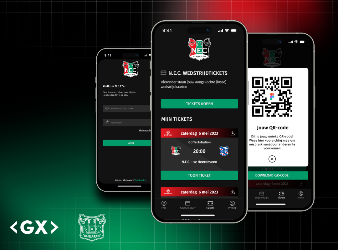 NEC - app design