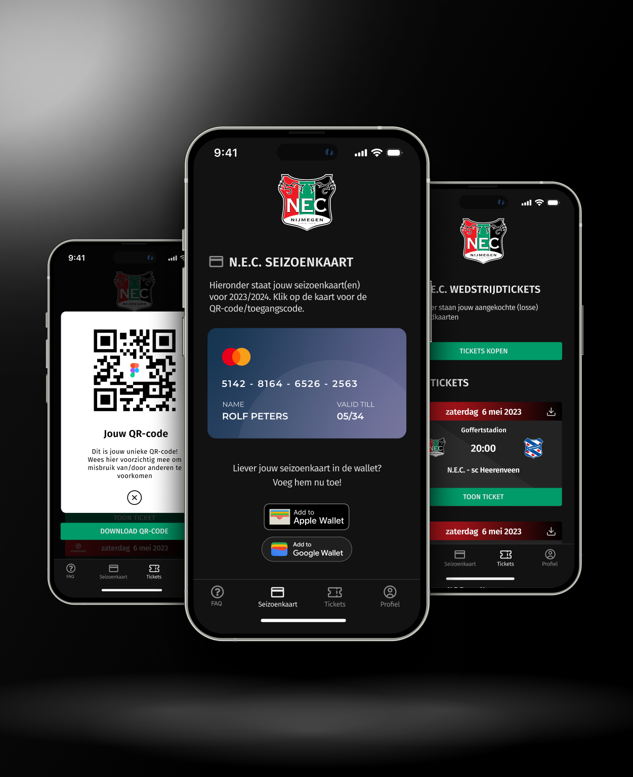 NEC app visuals 
